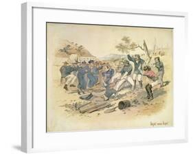 Might Versus Right, C.1861-Samuel Thomas Gill-Framed Giclee Print