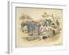 Might Versus Right, C.1861-Samuel Thomas Gill-Framed Giclee Print