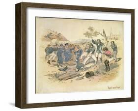 Might Versus Right, C.1861-Samuel Thomas Gill-Framed Giclee Print