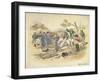 Might Versus Right, C.1861-Samuel Thomas Gill-Framed Giclee Print