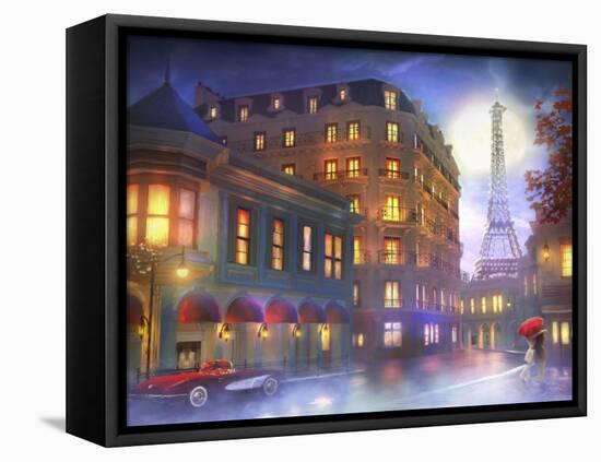 Mightnight in Paris-Joel Christopher Payne-Framed Stretched Canvas