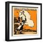 Mighty Casey Advancing to the Bat-Dan Sayre-Framed Art Print