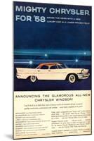 Mighty Chrysler for 58-Windsor-null-Mounted Art Print