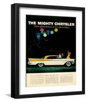 Mighty Chrysler Saratoga-null-Framed Art Print