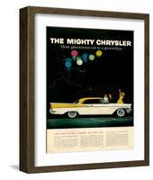 Mighty Chrysler Saratoga-null-Framed Art Print