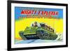 Mighty Explorer with Piston Action-null-Framed Art Print