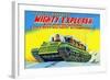 Mighty Explorer with Piston Action-null-Framed Art Print