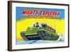 Mighty Explorer with Piston Action-null-Framed Art Print