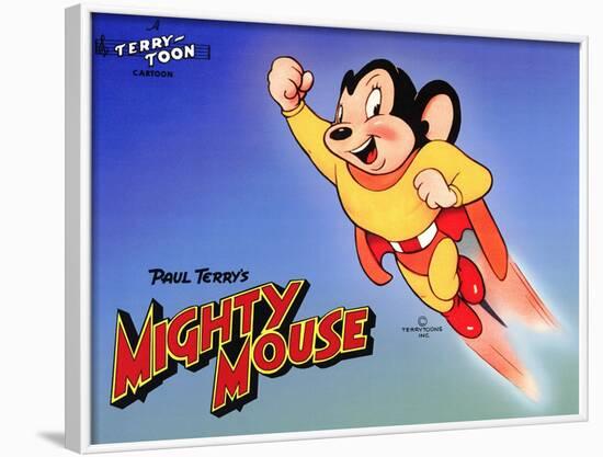 Mighty Mouse, 1943-null-Framed Art Print