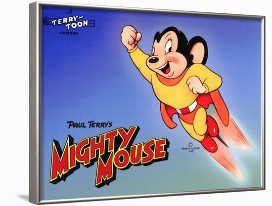 Mighty Mouse, 1943-null-Framed Art Print