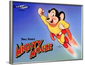 Mighty Mouse, 1943-null-Framed Art Print