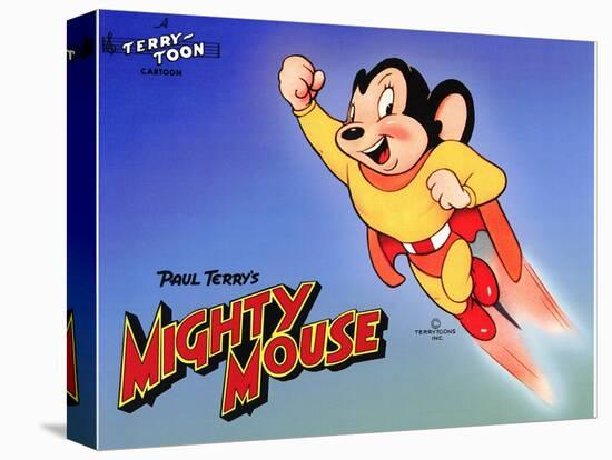 Mighty Mouse, 1943-null-Stretched Canvas