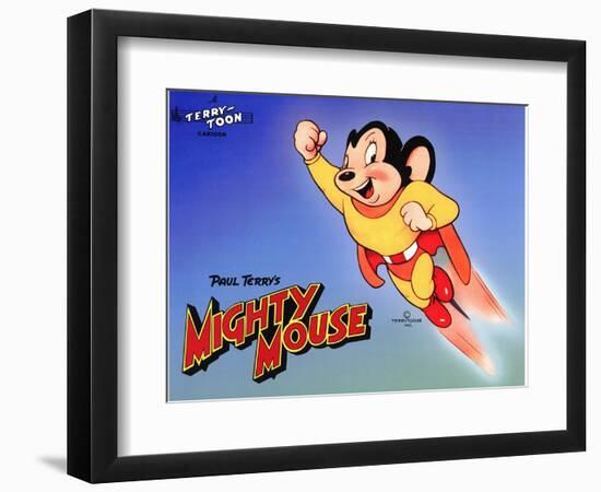 Mighty Mouse, 1943-null-Framed Art Print