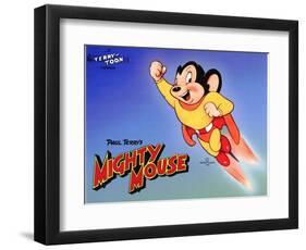 Mighty Mouse, 1943-null-Framed Art Print