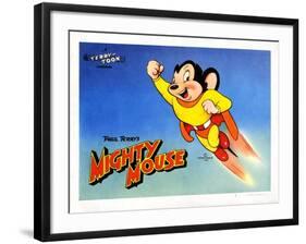 Mighty Mouse, Ca. 1940s-null-Framed Art Print