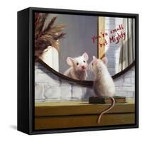 Mighty Mouse-Lucia Heffernan-Framed Stretched Canvas