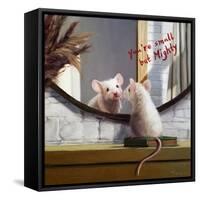 Mighty Mouse-Lucia Heffernan-Framed Stretched Canvas