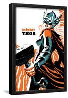 Mighty Thor No. 4 Cover Featuring Thor (Female)-Michael Cho-Framed Poster