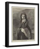 Mignon Pensive-William-Adolphe Bouguereau-Framed Giclee Print