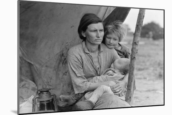 Migrant Agricultural Worker's Family-Dorothea Lange-Mounted Art Print