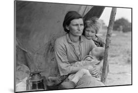 Migrant Agricultural Worker's Family-Dorothea Lange-Mounted Art Print