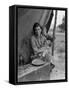 Migrant farm worker's family in Nipomo California, 1936-Dorothea Lange-Framed Stretched Canvas