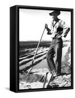 Migrant Irrigator-Dorothea Lange-Framed Stretched Canvas