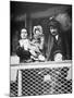 Migrant Italian Family on the Ferry from Ellis Island to New York City, 1905-null-Mounted Photographic Print