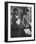 Migrant Mexican Workers Waiting to Get Papers to Legally Work in the Us-Bernard Hoffman-Framed Photographic Print