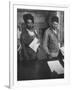 Migrant Mexican Workers Waiting to Get Papers to Legally Work in the Us-Bernard Hoffman-Framed Photographic Print