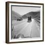 Migrants driving on Highway 99, 1939-Dorothea Lange-Framed Photographic Print