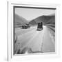 Migrants driving on Highway 99, 1939-Dorothea Lange-Framed Photographic Print