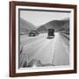 Migrants driving on Highway 99, 1939-Dorothea Lange-Framed Photographic Print