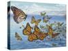 Migration of Monarch Butterflies (Danaus Plexippus), Nymphalidae-null-Stretched Canvas