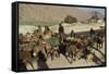 Migration of the Qashgai Tribe, Iran, Middle East-Sybil Sassoon-Framed Stretched Canvas