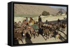 Migration of the Qashgai Tribe, Iran, Middle East-Sybil Sassoon-Framed Stretched Canvas