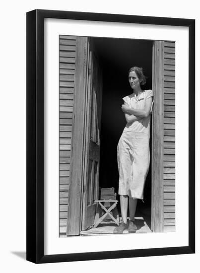 Migratory Laborer's Wife-Dorothea Lange-Framed Art Print