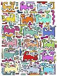 Camels Pattern-Miguel Balbás-Giclee Print