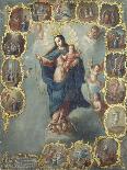 Altarpiece Dedicated to St. Francis Xavier, 1753-Miguel Cabrera-Giclee Print