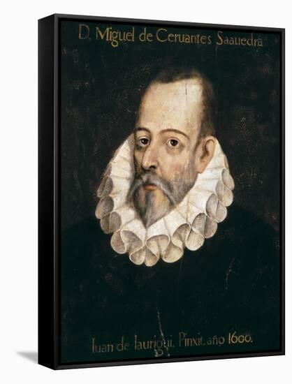 Miguel De Cervantes Saavedra-Juan De Jauregui Y Aguilar-Framed Stretched Canvas