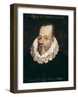 Miguel De Cervantes Saavedra-Juan De Jauregui Y Aguilar-Framed Art Print