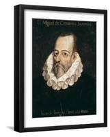 Miguel De Cervantes Saavedra-Juan De Jauregui Y Aguilar-Framed Art Print