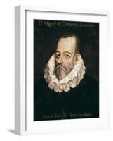 Miguel De Cervantes Saavedra-Juan De Jauregui Y Aguilar-Framed Art Print