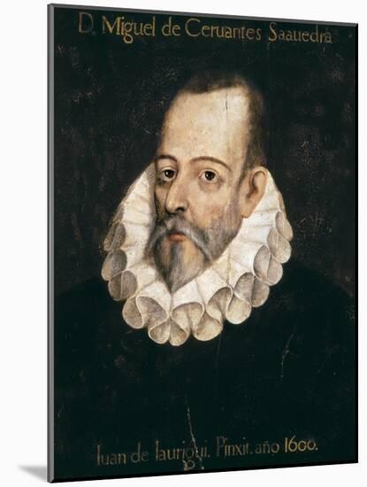 Miguel De Cervantes Saavedra-Juan De Jauregui Y Aguilar-Mounted Art Print