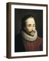 Miguel De Cervantes-Eduardo Balaca Y Canseco-Framed Art Print