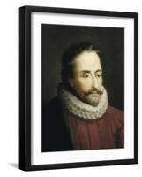 Miguel De Cervantes-Eduardo Balaca Y Canseco-Framed Art Print