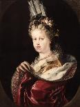 Portrait of Queen Maria Luisa of Savoy-Miguel Jacinto Meléndez-Giclee Print