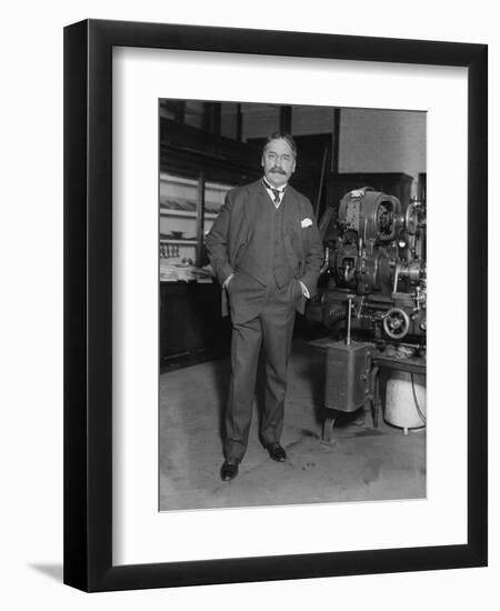 Mihajlo Idvorski Pupin, Serbian Physicist-Science Source-Framed Premium Giclee Print