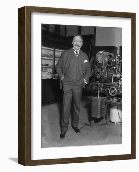 Mihajlo Idvorski Pupin, Serbian Physicist-Science Source-Framed Giclee Print