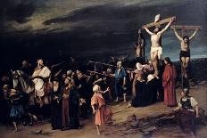 Christ on the Cross-Mihaly Munkacsy-Giclee Print